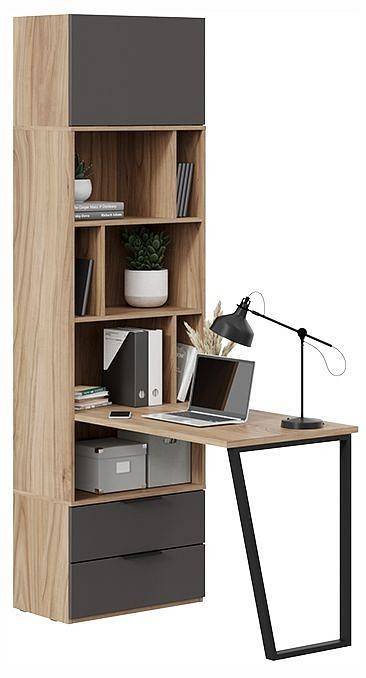 Стол письменный Трия Порто TRI_247983 Яблоня Беллуно/Графит софт