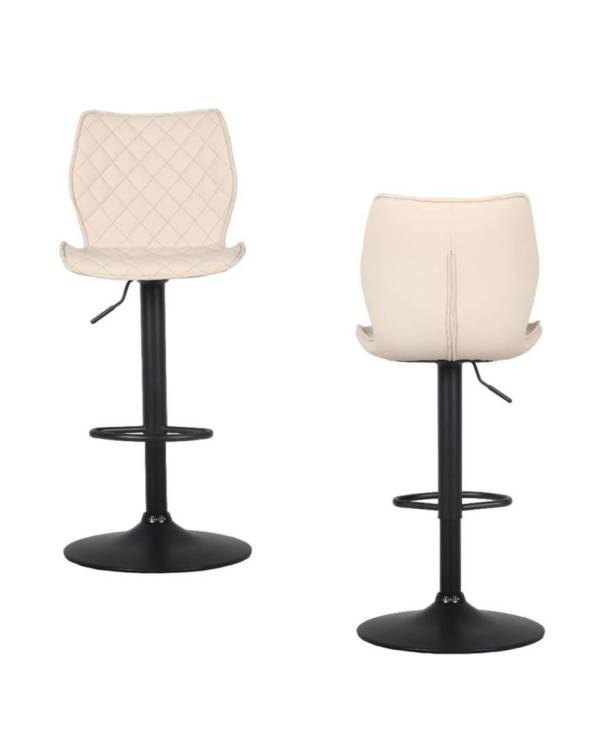 Набор из 2 барных стульев Stool Group Dome CQ-5426B-P -232-22 X2 светло-серый