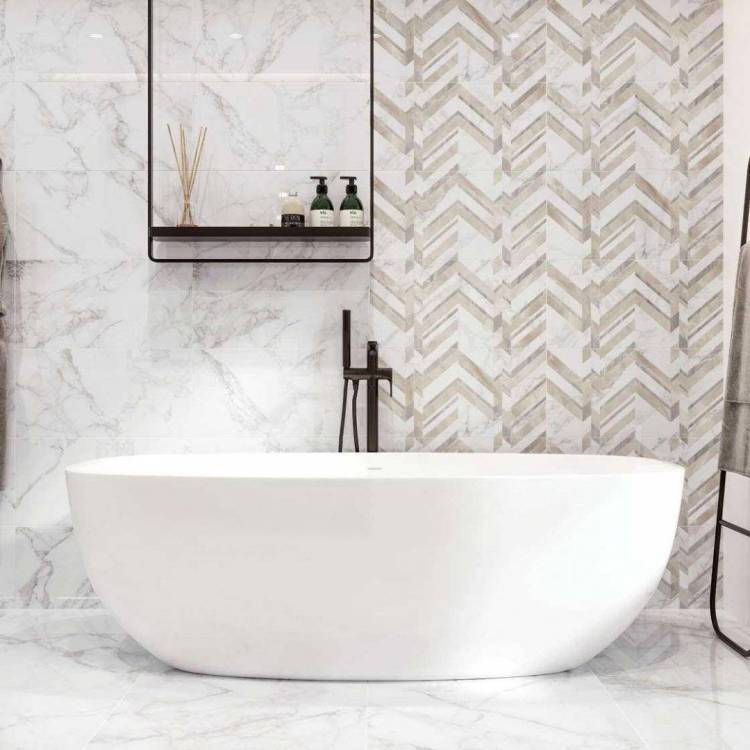 Golden Tile Marmo Bianco