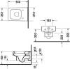 Чаша для унитаза подвесного Duravit Vero 2217090064 фото 7