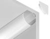 Алюминиевый профиль угловой круглый Ambrella light Illumination GP2100WH фото 4