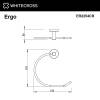 Полотенцедержатель WHITECROSS Ergo ER2254CR кольцо, хром фото 2