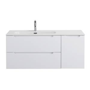 Тумба под раковину BelBagno ETNA-1200-2C-1A-SO-BL-L Bianco Lucido, 120.9x50x46.2