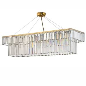 Люстра подвесная хрустальная каскадная Arti Lampadari Enio E 1.5.120x30.100 GP