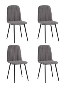 Набор из 4 стульев Stool Group Easy fb-easy-neo-35 X4 темно-серый