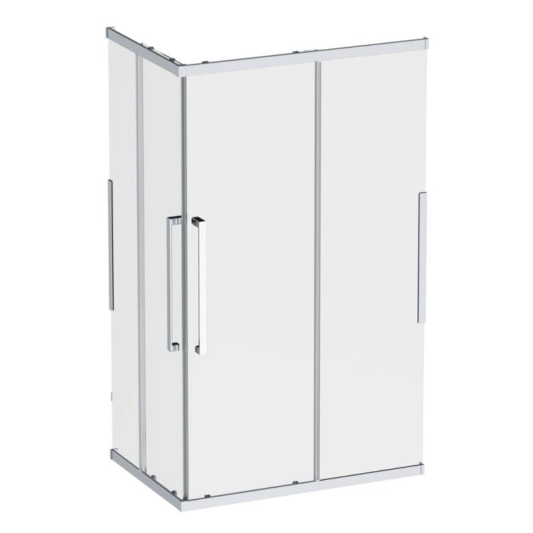 Душевой уголок Am.Pm Func W84G-403-12080-MT профиль хром матовый, стекло прозрачное, 120x80x200