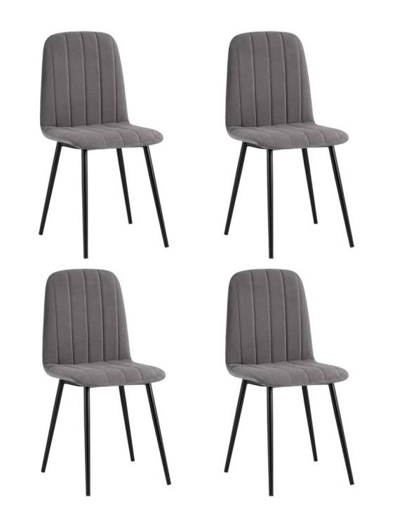 Набор из 4 стульев Stool Group Easy fb-easy-neo-35 X4 темно-серый
