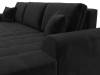 Диван угловой Лига Диванов Лига-080 134750 Черный фото 3