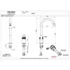 Смеситель для раковины Remer Atelier AL57L хром фото 2