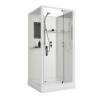 Душевая кабина Niagara Standart ST80/15Q/BK профиль белый, стекло прозрачное, 80x80x200