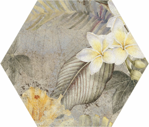 Керамогранит ITT Ceramic Hibiscus Oxide Matt Hexa 23.2x26.7