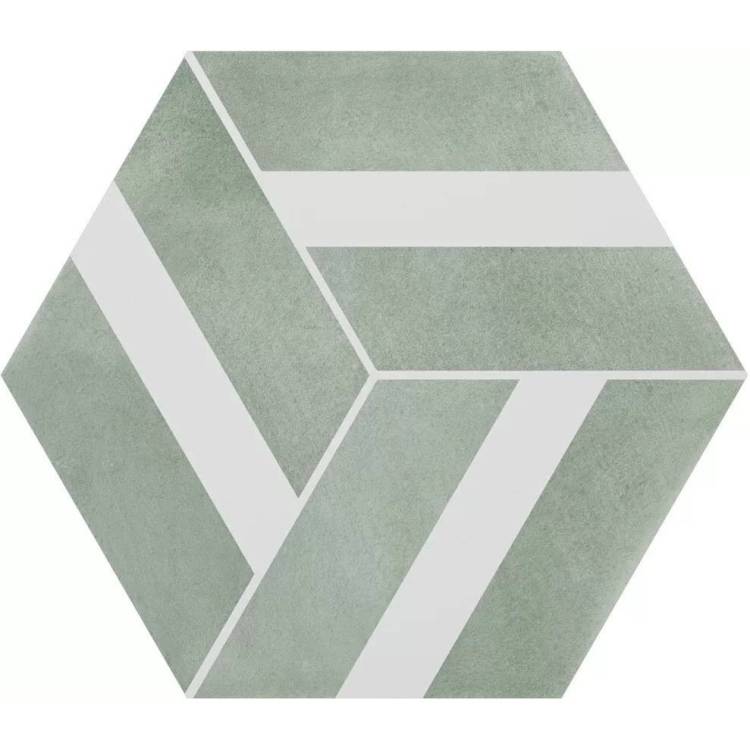 Керамогранит Durstone Six Cementine Bari Aqua 23x27