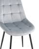 Стул Stool Group Флекс OS-2499-V seat HLR-15 DUAL X2 велюр пыльно-голубой (набор 2 шт) фото 6