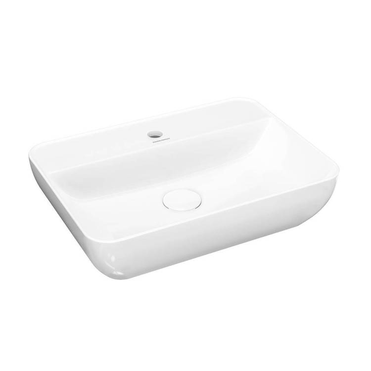 Раковина Kerama Marazzi Plaza PLR.wb.55.02 подвесная, 55 см, белая глянцевая