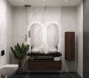 Столешница Armadi Art Flat 869-140-NM прямая Nero Marquina 1410x460x70 фото 3