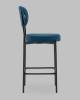 Стул полубарный Stool Group Бриф DD AV 477-C78-9005 (PP) синий, велюр фото 4