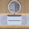 Тумба с раковиной Uperwood Tanos 3930421702 белая графит, бетон, 80 см фото 6