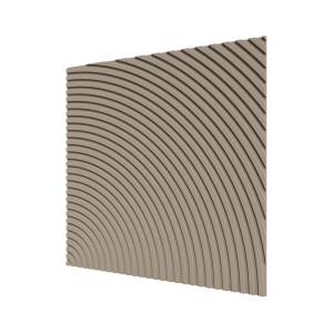 Стеновая квадратная панель МДФ Ликорн Круги латте 50x50x0.8