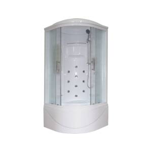 Душевая кабина Royal Bath RB100NRW-C с высоким поддоном, с сиденьем и парогенератором
