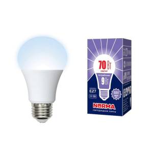Лампа светодиодная Volpe Norma LED-A60-9W/6500K/E27/FR/NR