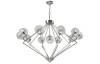 Подвесная люстра Crystal Lux Fabricio SP11 CHROME/TRANSPARENTE
