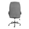 Кресло компьютерное Tetchair Oreon metalBL 25043 серый, велюр фото 4