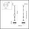 Подвесной светильник Odeon Light Krema 5441/1A фото 2