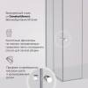 Душевой уголок AM.PM X-Joy W94G-403-9090-МТ1К профиль хром матовый, стекло прозрачное, 90x90 фото 6