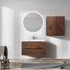 Шкаф Belbagno Fly-Marino FLY-MARINO-700-2A-SC-RW-P 70x30x75 Rovere Moro подвесной с двумя распашными дверцами с доводчиками, двойной фото 4