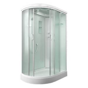 Душевая кабина Mirwell MR3512PR-C3-RUS профиль белый, стекло матовое, 120x80x215