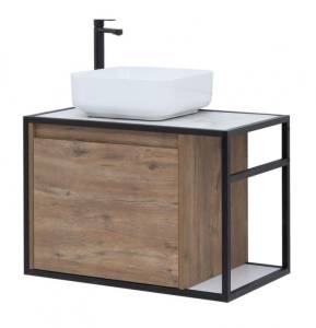 Тумба под раковину Aquanet Nova Lite Loft 75 L 261658 дуб рустикальный