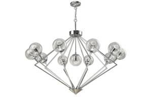 Подвесная люстра Crystal Lux Fabricio SP11 CHROME/TRANSPARENTE