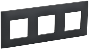 Рамка 3-постовая IEK Skandy SK-M32-K53 графит