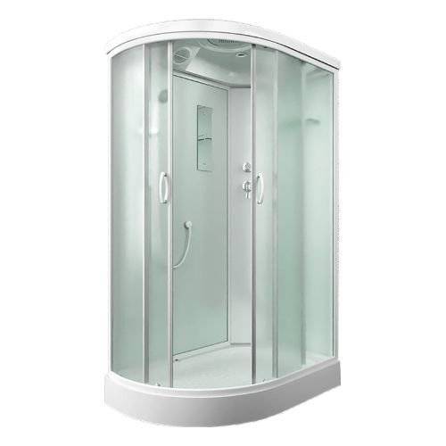 Душевая кабина Mirwell MR3512PR-C3-RUS профиль белый, стекло матовое, 120x80x215