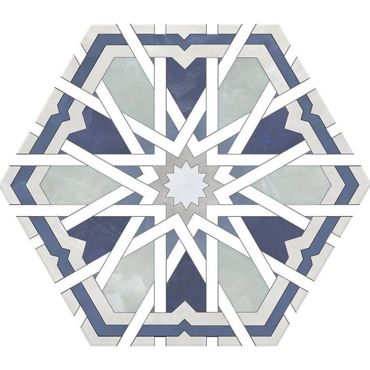 Керамогранит Monopole Radiant Blue 20x24