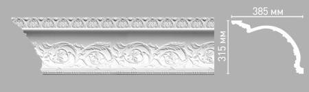 Плинтус потолочный с рисунком DECOMASTER 95145 240x38.5x31.5