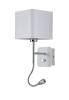 Бра Crystal Lux Paco AP2 CHROME/WHITE