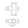 Уличный настенный светильник Lightstar Paro 351607 фото 2