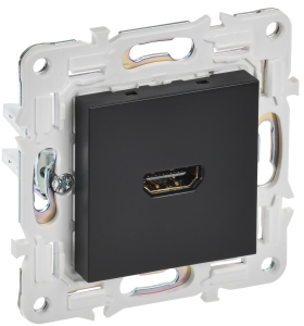 Розетка HDMI IEK Skandy SK-H10-K02 черный