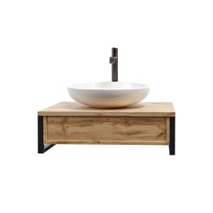 Тумба с раковиной 1MarKa Grunge Loft 100 дуб вотан