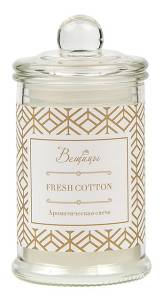 Свеча ароматическая Вещицы ARC-5 Fresh Cotton (6x11 см)