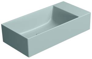 Раковина GSI Kube X 9486015 голубой матовый, 50x25