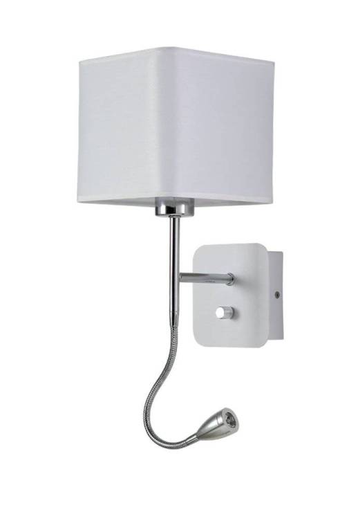 Бра Crystal Lux Paco AP2 CHROME/WHITE