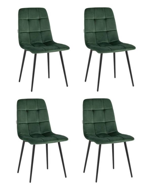 Набор из 4 стульев Stool Group Одди AV 406N-Cdf-08 X4 зеленый