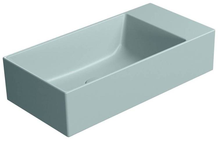 Раковина GSI Kube X 9486015 голубой матовый, 50x25