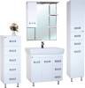 Зеркало Bellezza Сиена 80 L белое фото 2