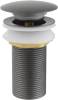 Донный клапан Allen Brau Priority 5.31024-MG без перелива, 1 1/4", графит браш