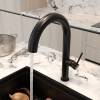 Смеситель для раковины Elghansa Radiant 5647181-Black высокий, черный фото 5