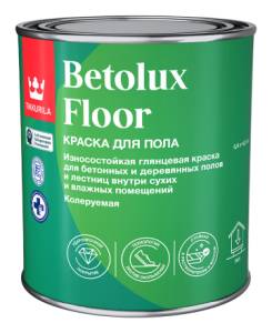 Краска для пола Tikkurila Betolux Floor глянцевая база С 0.9 л