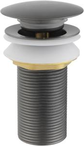 Донный клапан Allen Brau Priority 5.31024-MG без перелива, 1 1/4", графит браш